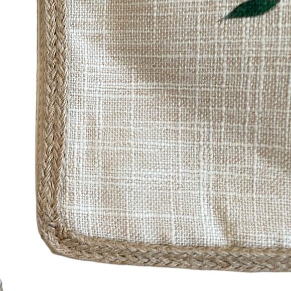 House & Garden Floral Bunny Rabbit Table Runner 16x90 Spring Easter Beige New - Picture 5 of 9